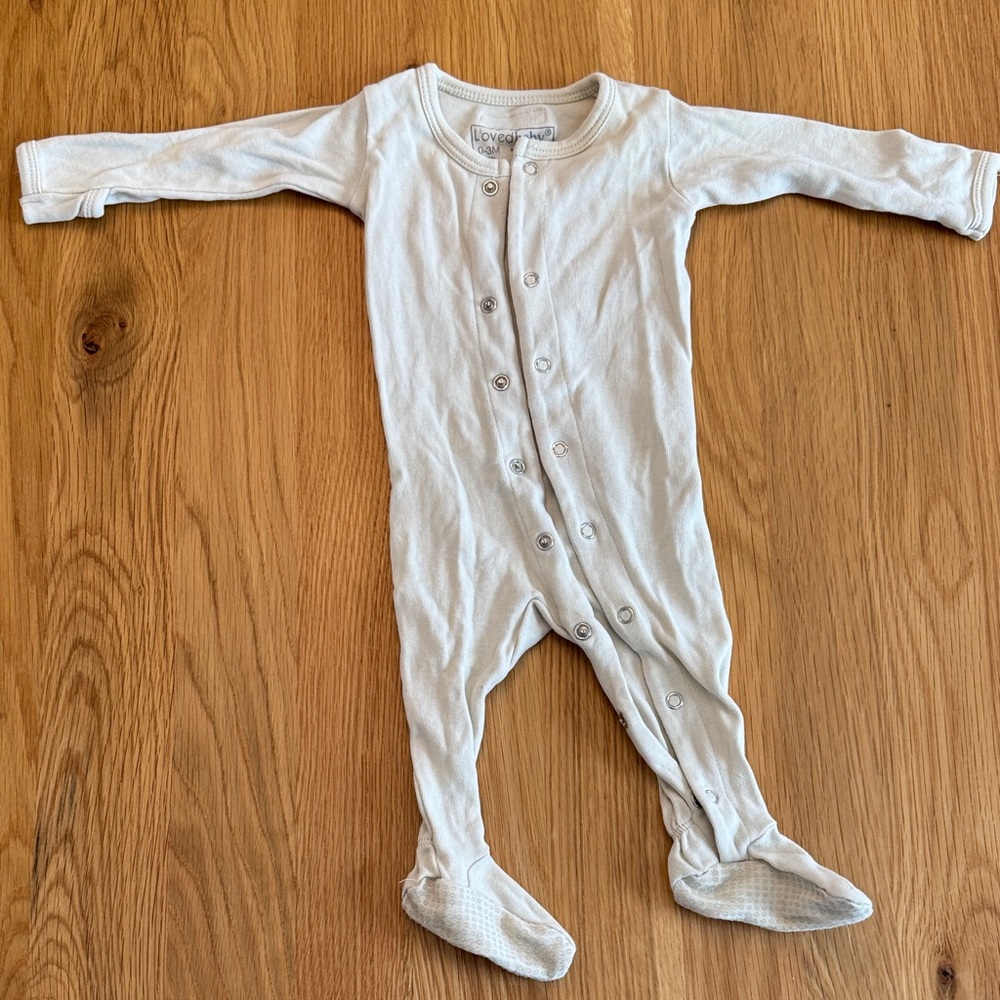 L'ovedbaby Cream Baby Footie